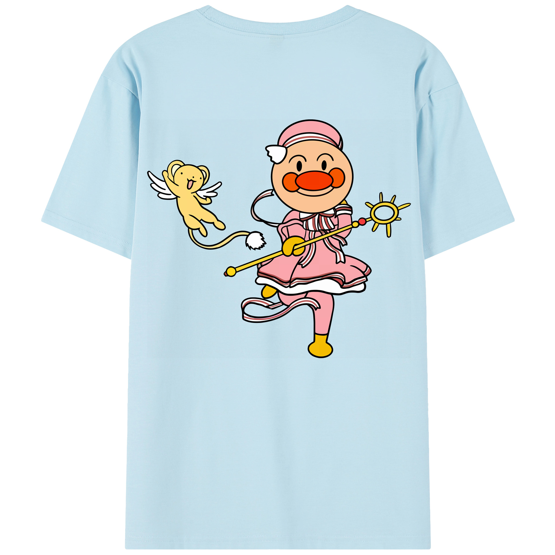 （画像用） アンパンマン Anpanman 綿100％半袖Tシャツ（背面プリント）